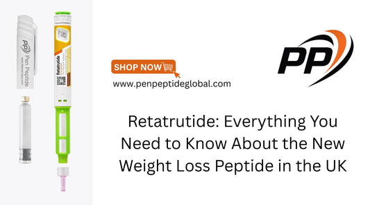 Retatrutide triple agonist peptide targeting GLP-1, GIP, and glucagon receptors for weight loss and metabolic health