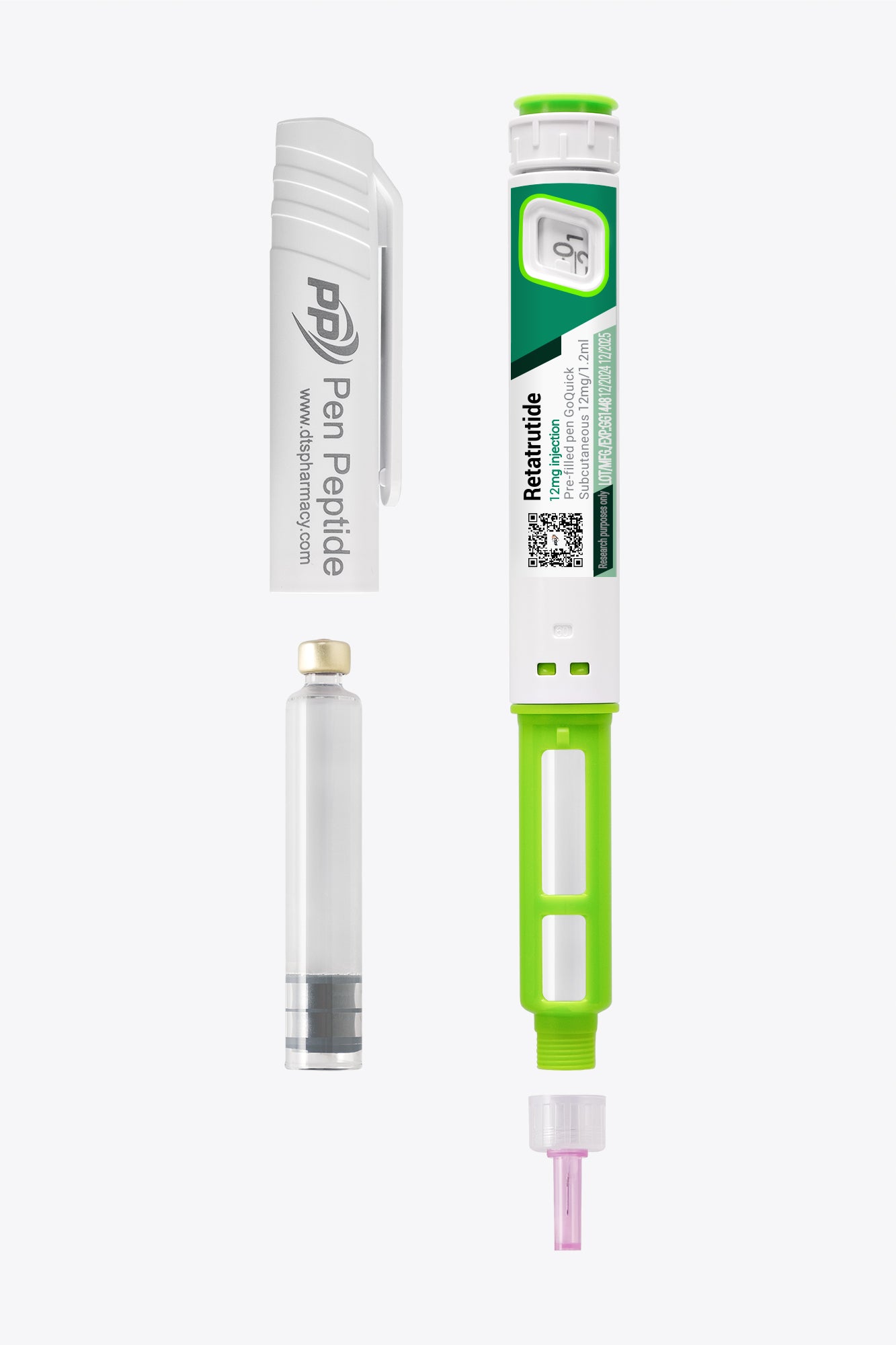 Peptide retatrutide 12mg in a pen
