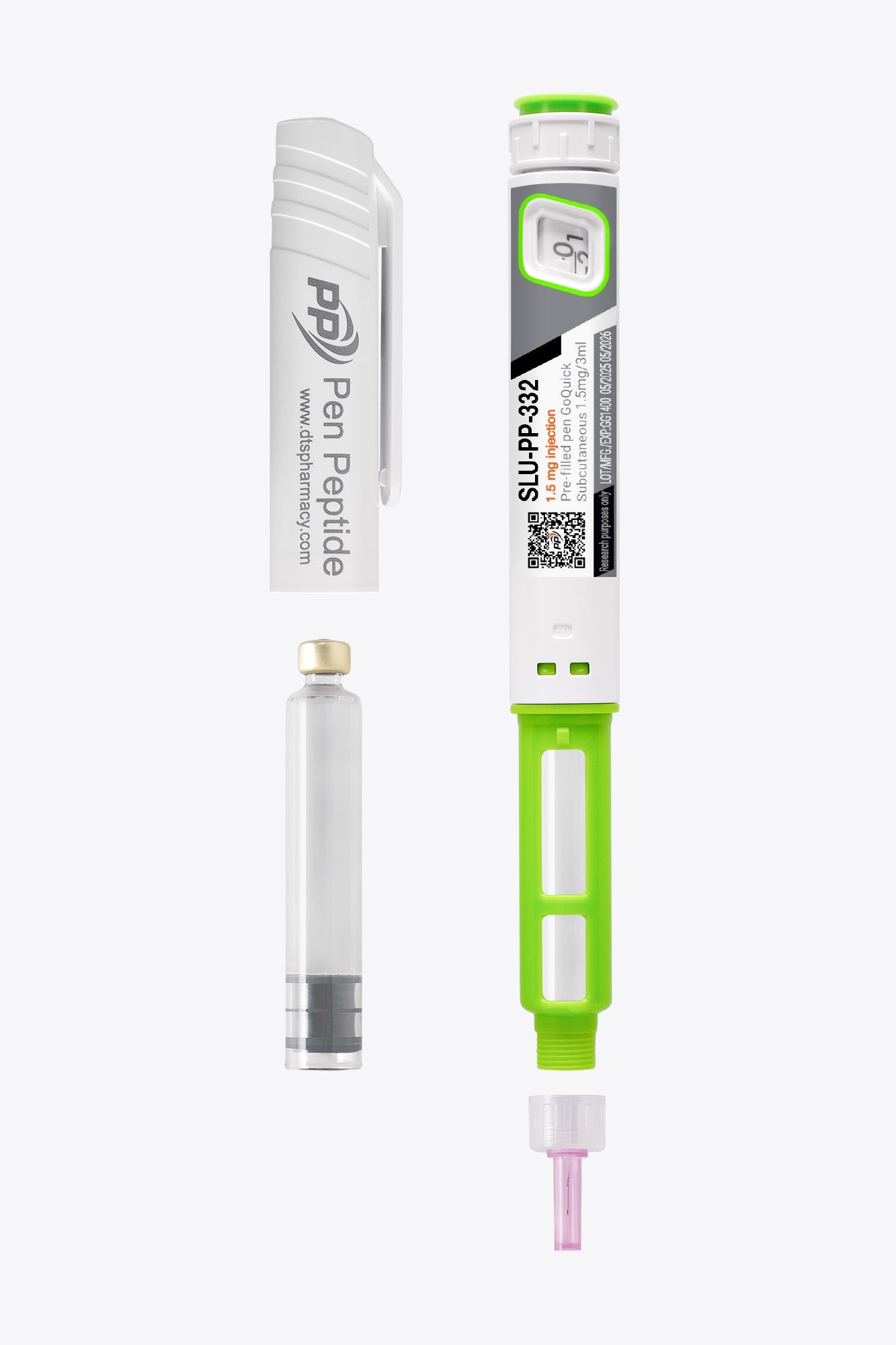 SLU-PP-332 Pen 1.5mg – stabilized formula for subcutaneous application.